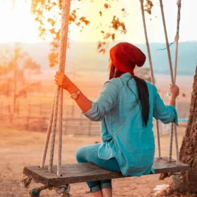 psicoterapia a tu ritmo columpio atardecer